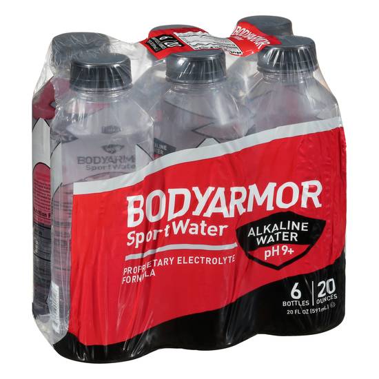Bodyarmor Alkaline Ph 9+ Sport Water (6 ct, 20 fl oz)
