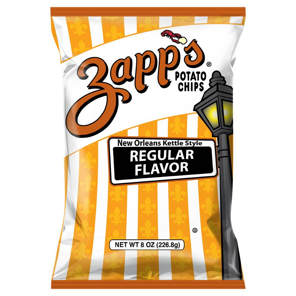 Zapp's Regular Flavor New Orleans Kettle Style Potato Chips