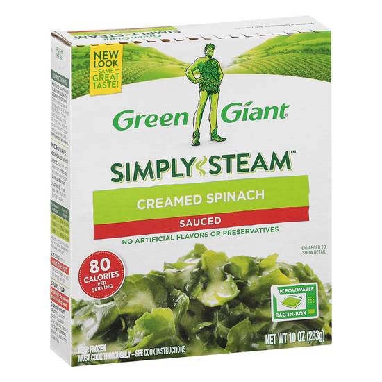 Green Giant Simply Steam Creamed Spinach Sauced