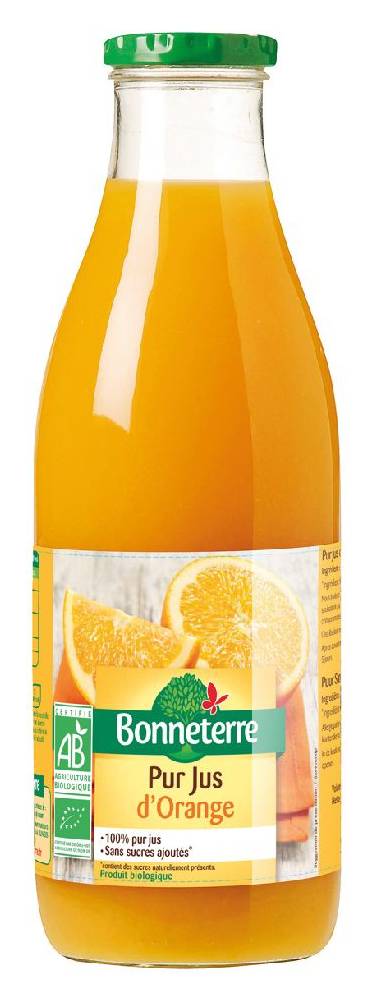Bonneterre - Pur jus d'orange (1L)