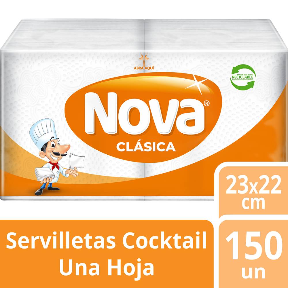 Nova · Clásica servilleta de una hoja (150 un)