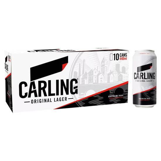 Carling Original Lager Beer 10 x 440ml