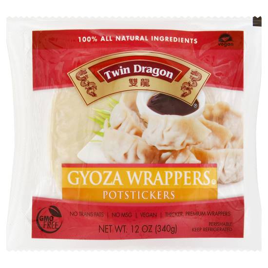 Fortune Twin Dragon Potstickers Gyoza Wrappers