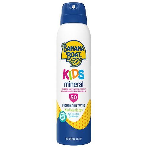 Banana Boat Kids Mineral Sunscreen Spray SPF 50 - 5.0 oz