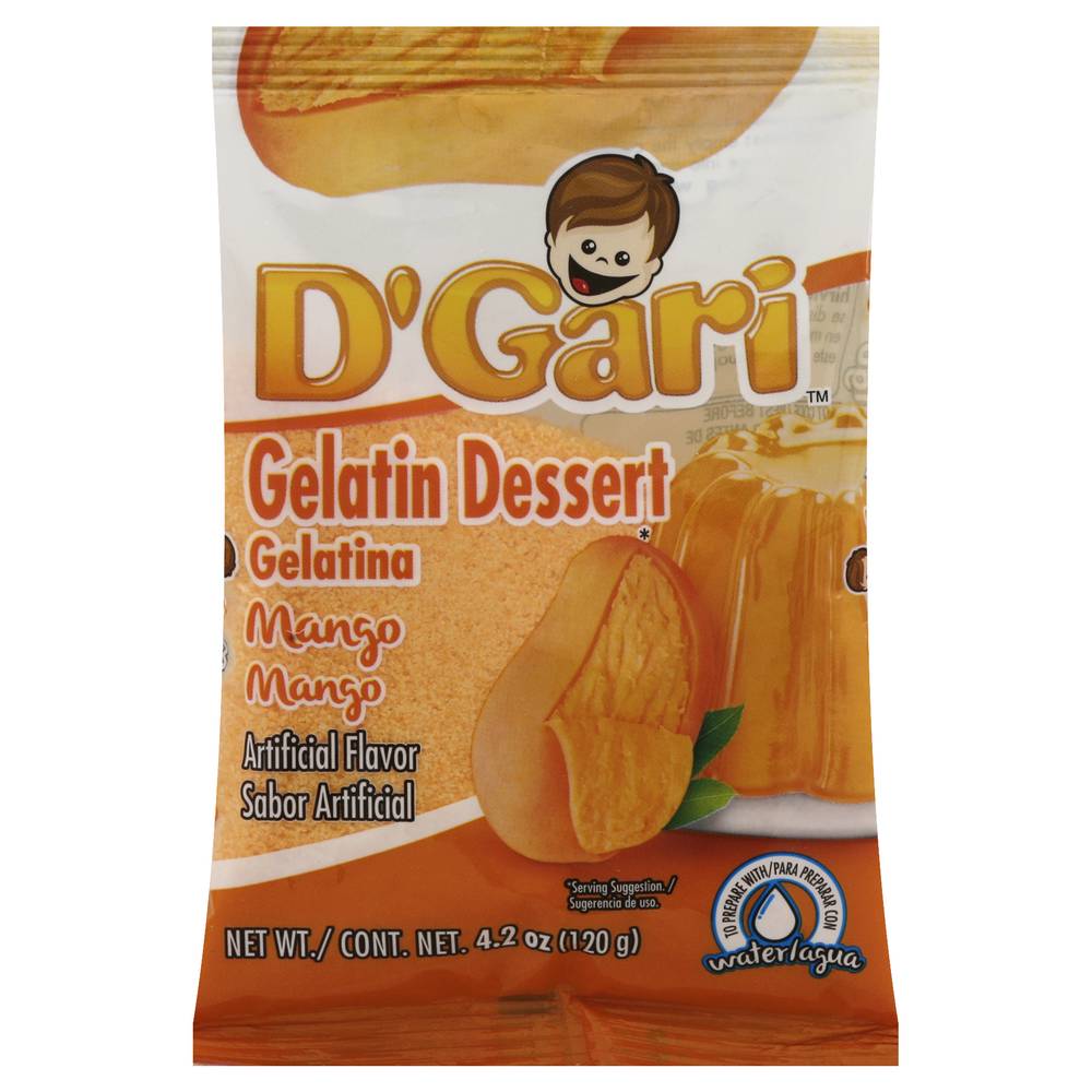 D'Gari Mango Gelatin Dessert (4.2 oz)