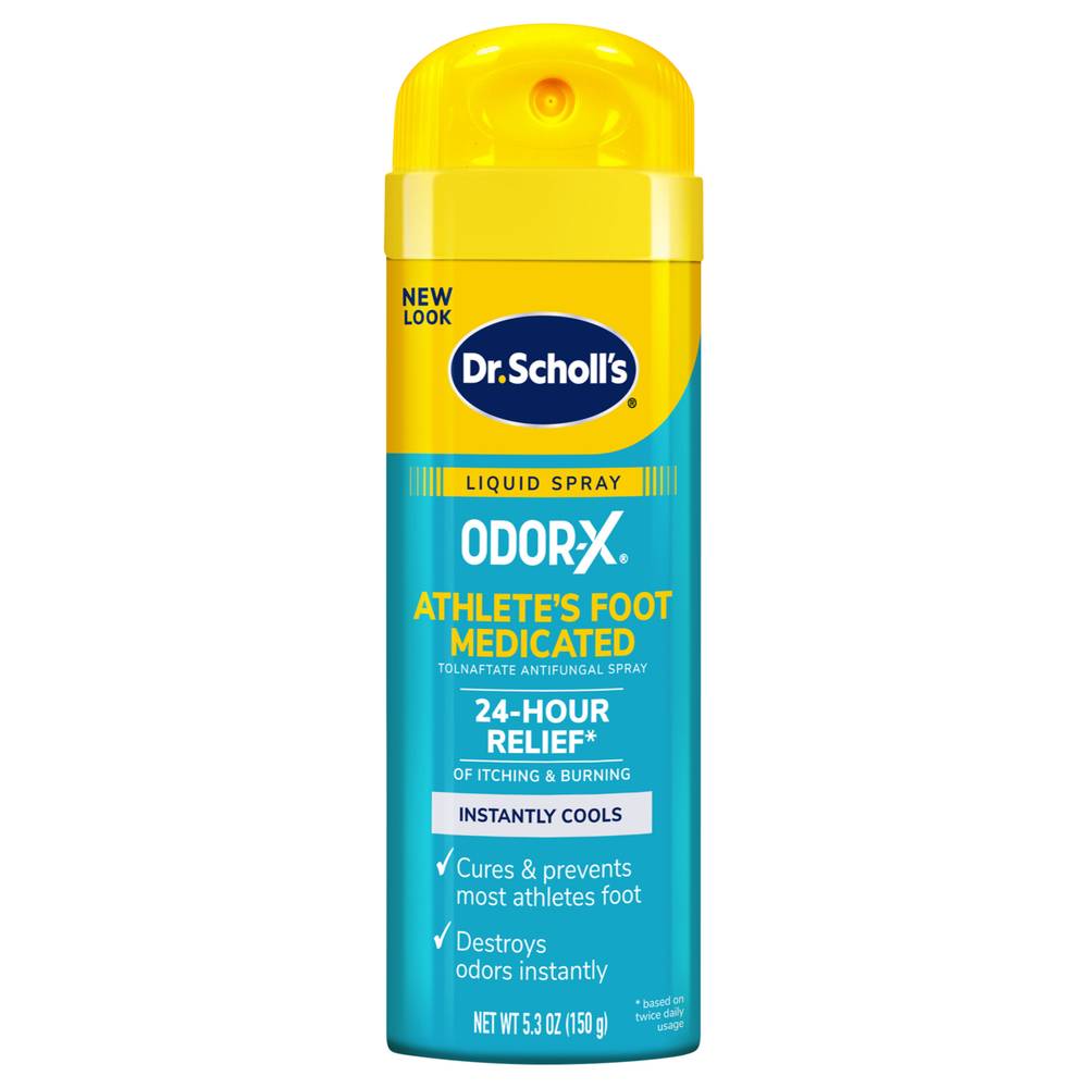 Dr. Scholl's Instant Cool Athlete's Foot Treatment Spray With Menthol