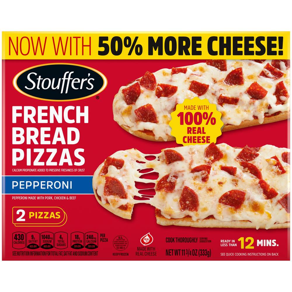 Stouffer's Frozen French Bread Pizza Pepperoni 2-Pack