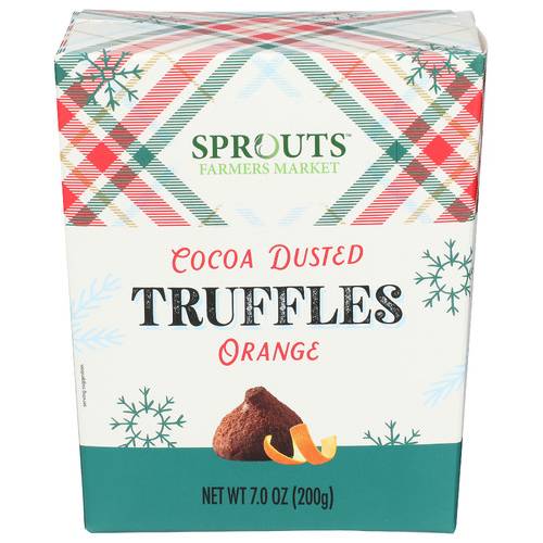 Sprouts Orange Cocoa Dusted Truffles