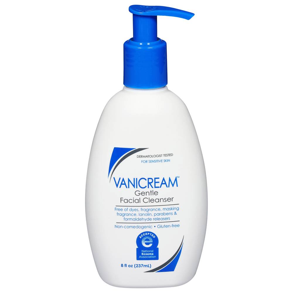 Vanicream Gentle Facial Cleanser For Sensitive Skin (8 fl oz)