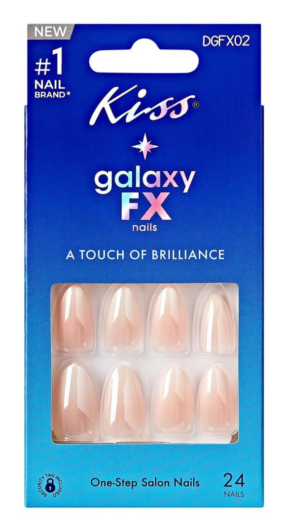 KISS Galaxy Fx One Step Salon Press-On Nails Dgfx02 (24 ct)