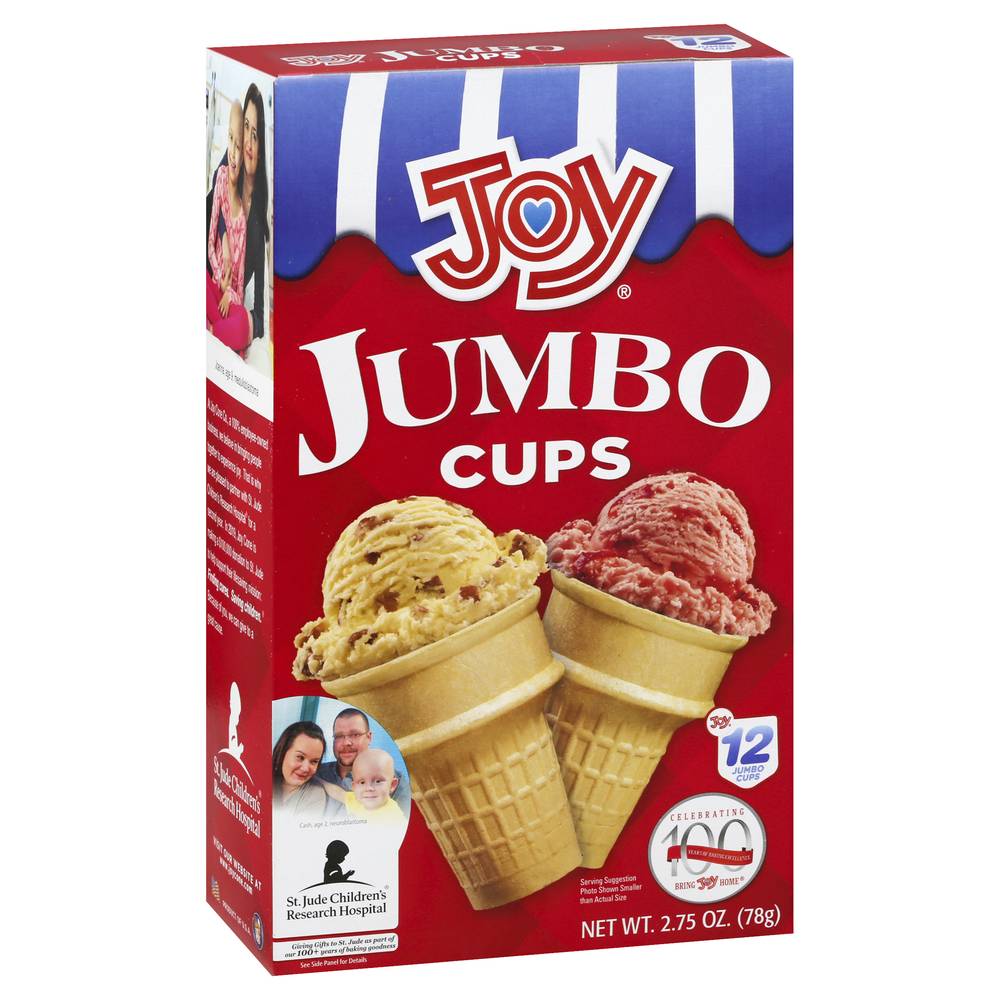 Joy Jumbo Ice Cream Cups (2.8 oz)