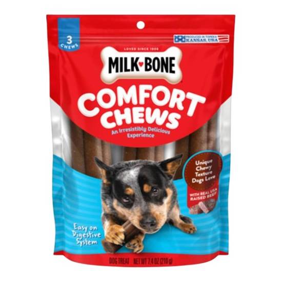 Milk-Bone 7.4 Ounce Comfort Chews Beef Dog Treat