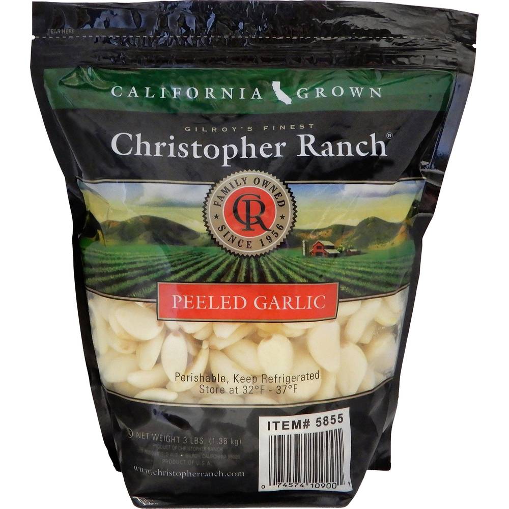 Christopher Ranch Monviso Peeled Garlic, 3 lbs