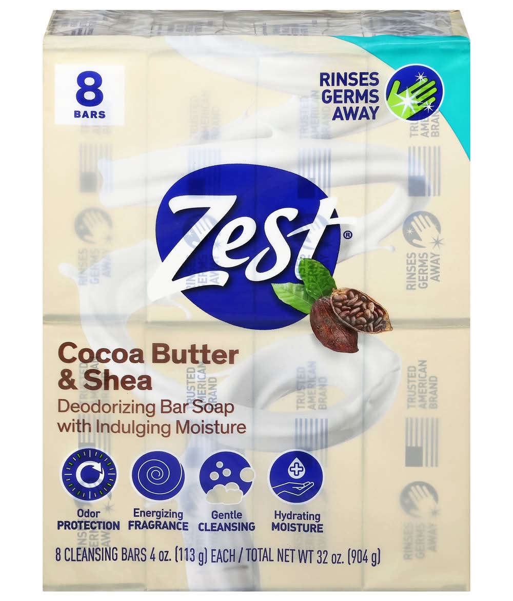 Zest Cocoa Butter & Shea Ultra Moisturizing Bars (2 lbs)