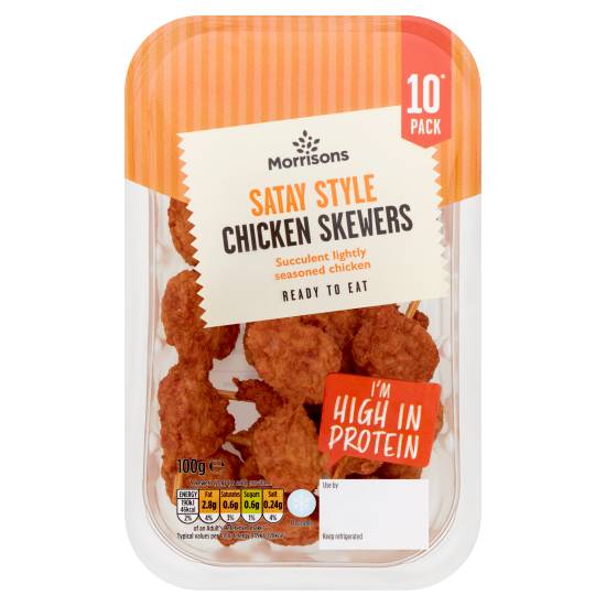 Morrisons Satay Style Chicken Skewers