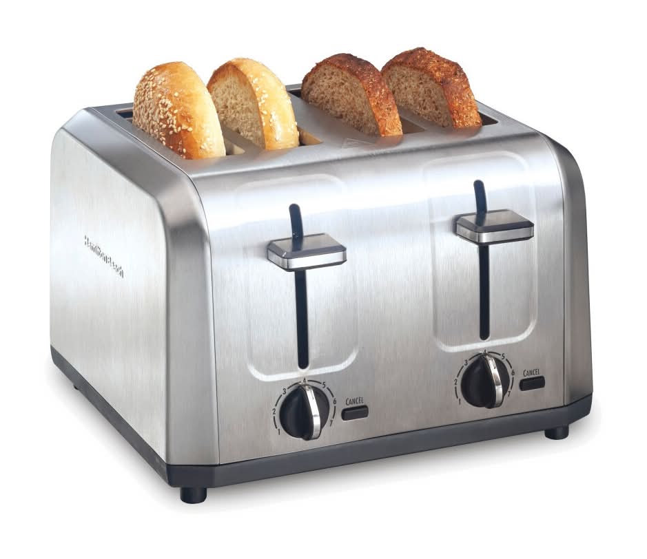 Hamilton Beach Stainless Steel 4 Slice Brushed Toaster