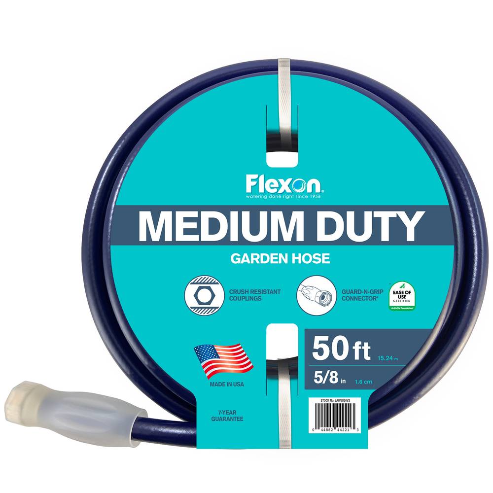 FLEXON 5/8-in x 50-ft Medium Vinyl Blue Hose | LAW5850V2