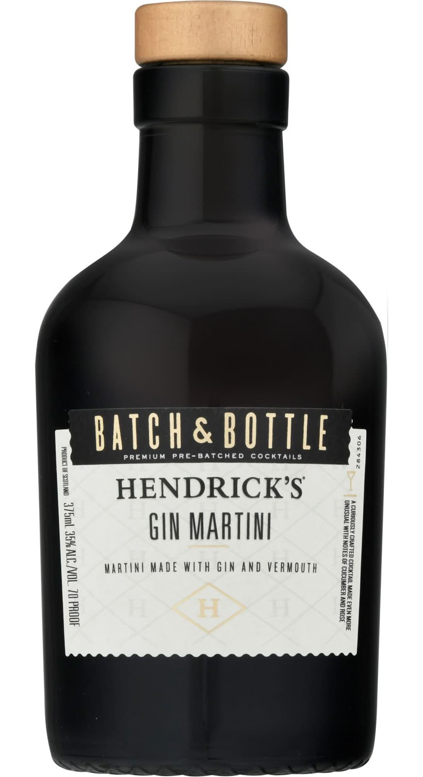 Batch & Bottle Hendrick's Gin Martini (375 ml)