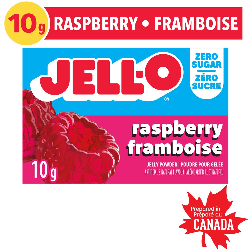Jell-O No Sugar Added Raspberry Jelly Powder (10 g)