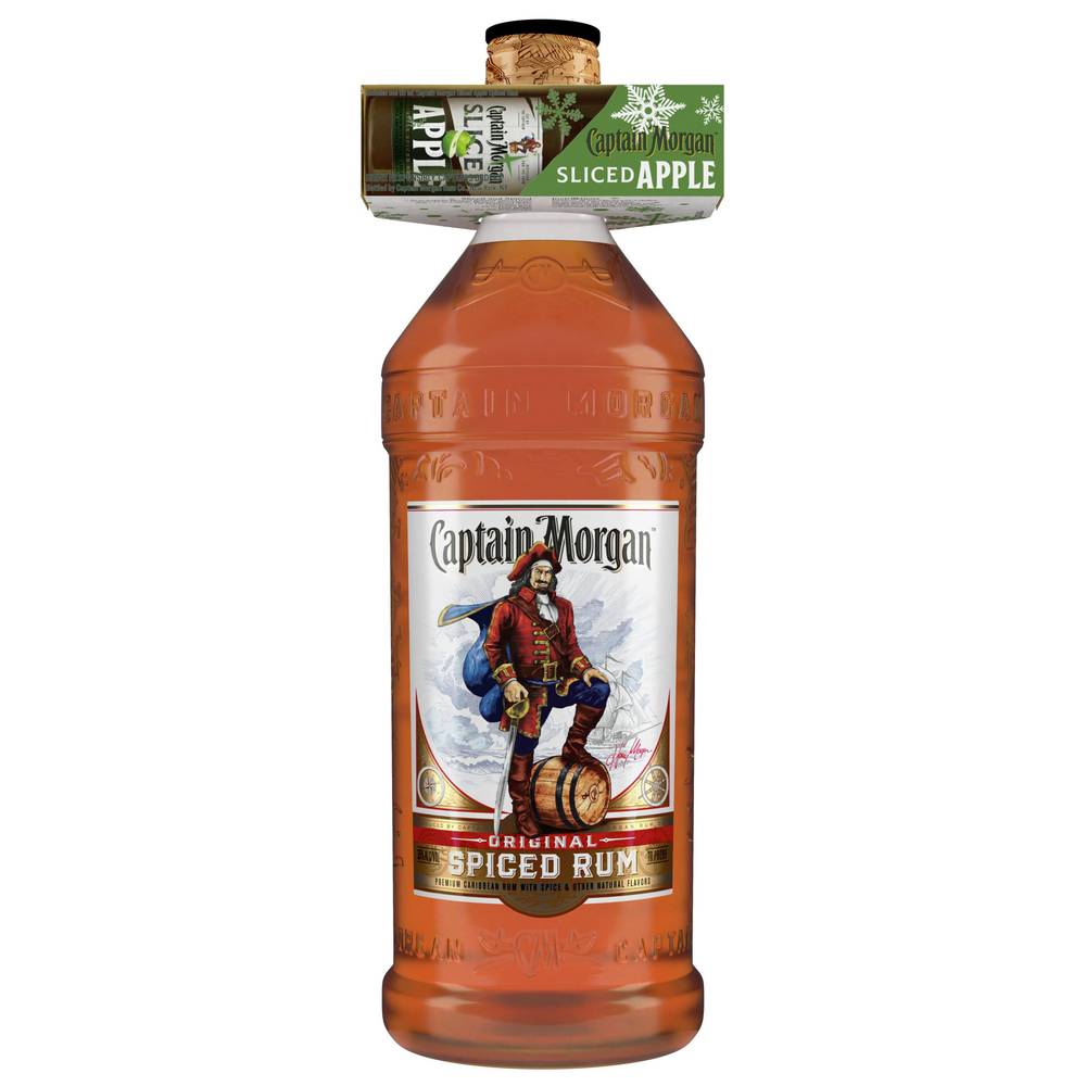 Captain Morgan Original Spiced Rum With Sliced Apple Mini Bottle (2.25 L)