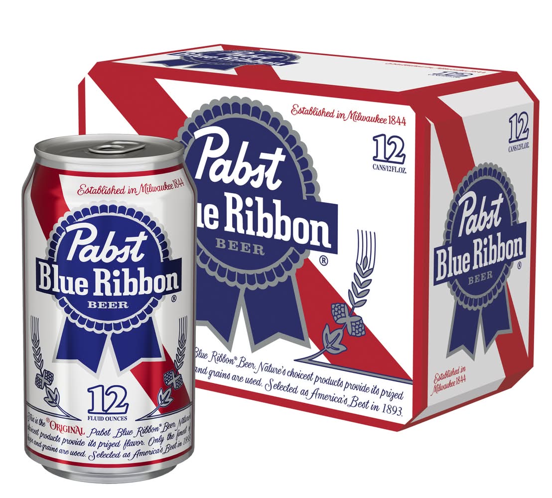 Pabst Blue Ribbon Desperate Enterprises American Style Beer (12 x 12 fl oz)