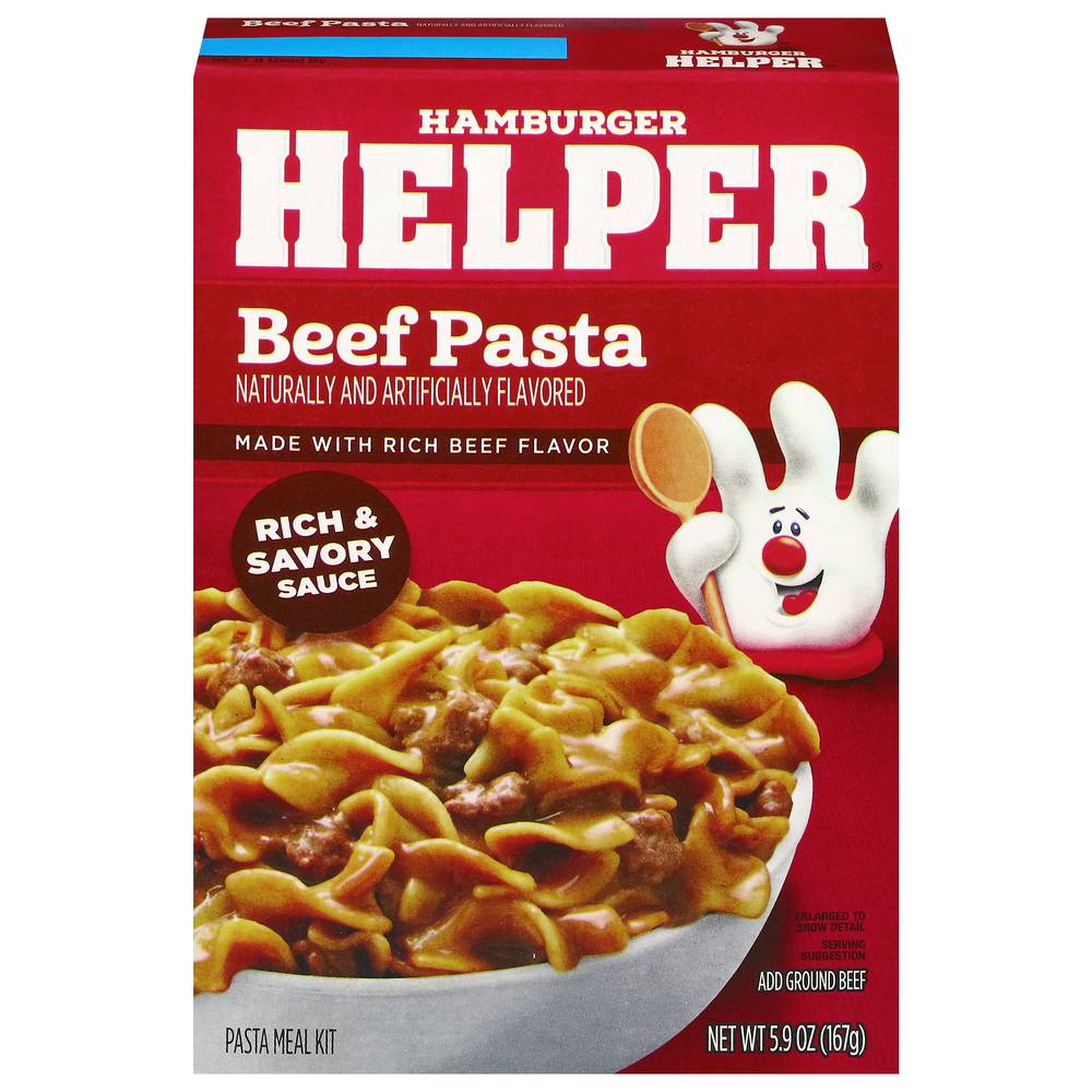 Hamburger Helper Rich Savory Sauce Pasta ( beef )