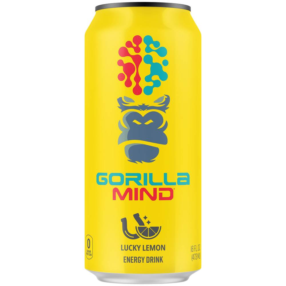 Gorilla Mind Energy Drink (16 fl oz) (lemon)