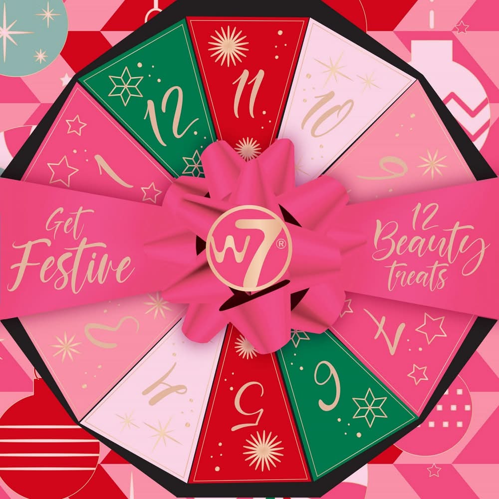 W7 Get Festive 12 Beauty Treats Gift Set Advent Calendar