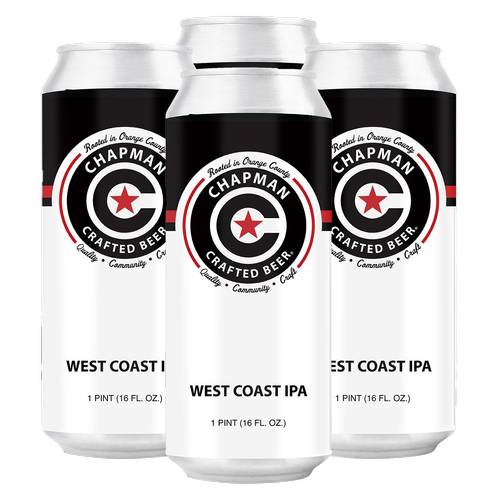 Chapman Crafted Beer West Coast Ipa Beer (4 x 16 fl oz)