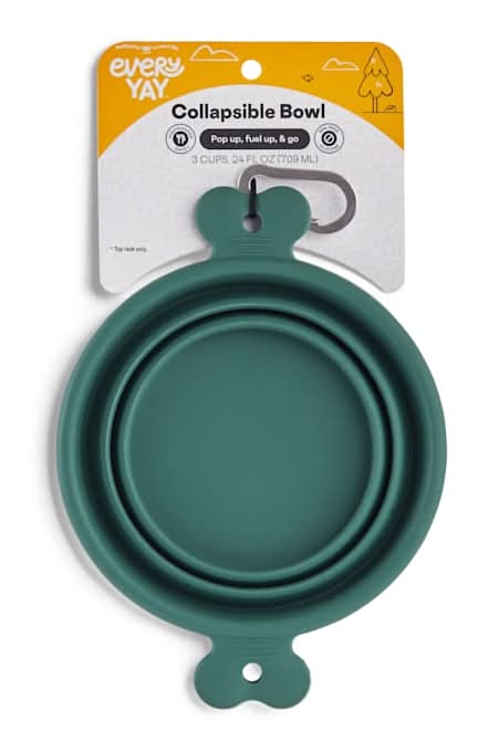 EveryYay Collapsible Bowl For Dogs (0.31 lbs, 3 ct)