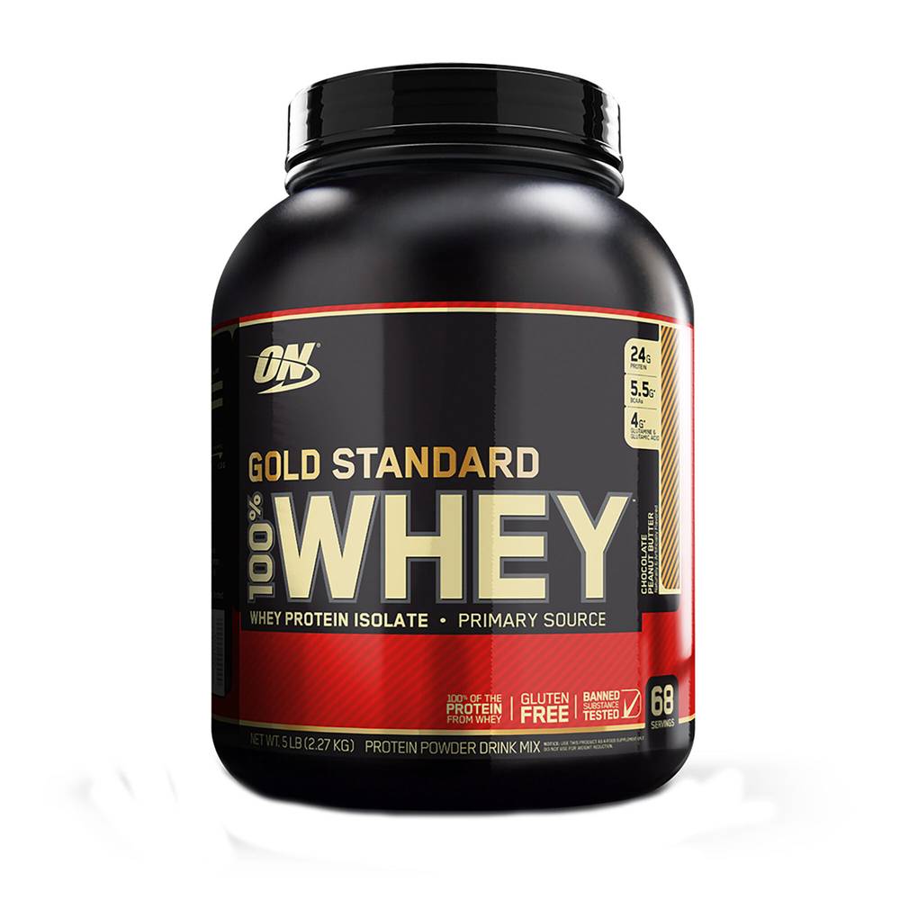 Optimum Nutrition Gold Standard 100% Whey Protein Powder Drink Mix (chocolate peanut butter)