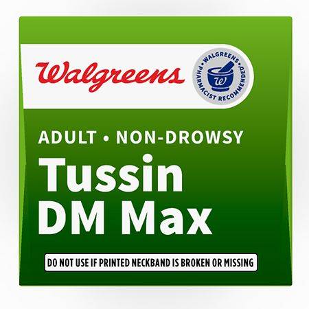 Walgreens Wal Tussin Adult Dm Max Cough & Chest Congestion Raspberry Liquid Menthol