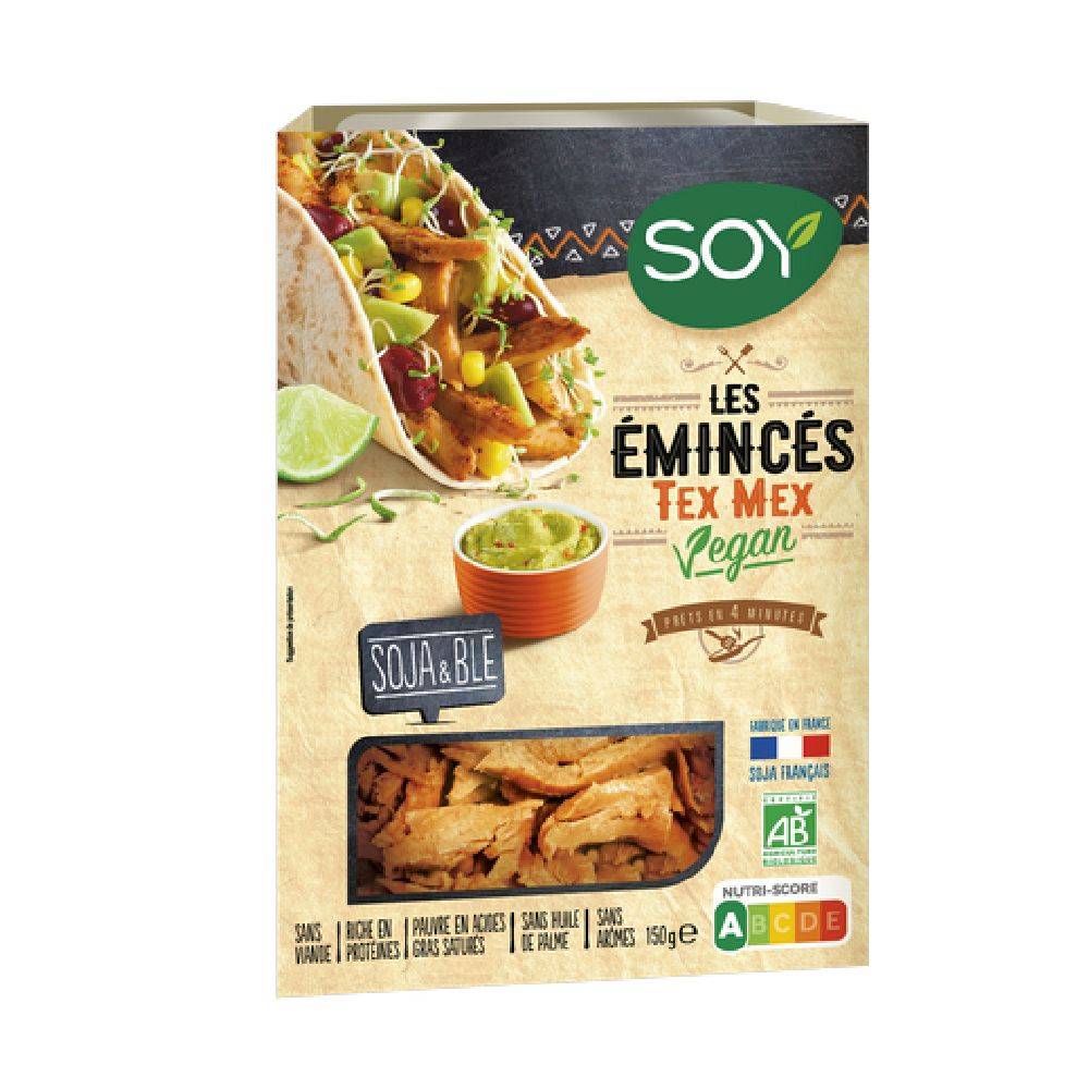 eminces vegan tex mex soja & ble 150g - SOY - BIO