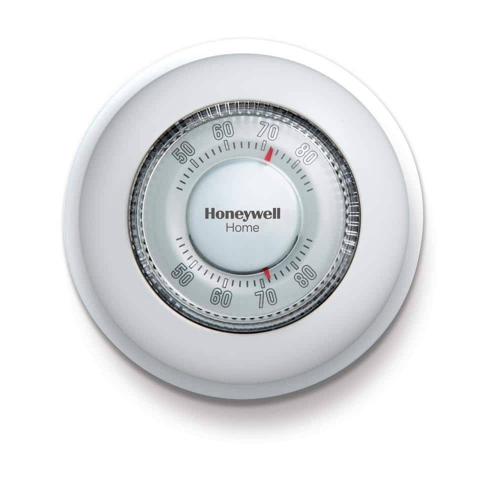 Honeywell Home Round Non-Programmable Thermostat With 1H Single Stage Heating