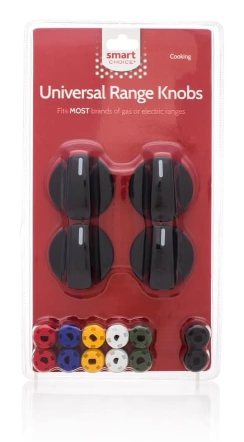 Smart Choice Universal Gas and electric range Knob kit ( Black )