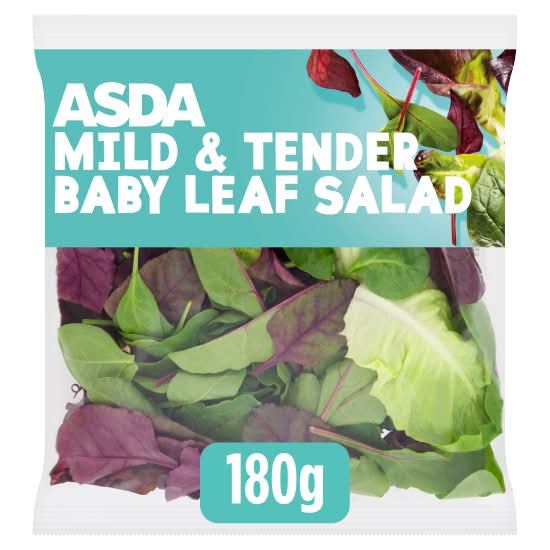 ASDA Mild & Tender Baby Leaf Salad (180g)