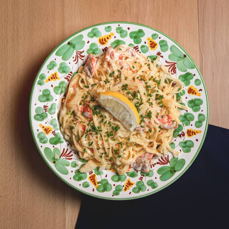 Fettucine Al Salmone 🏠🐟