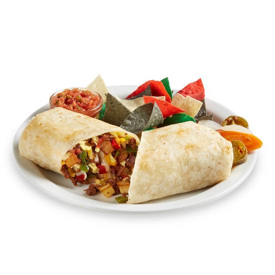 CHORIZO & EGG BREAKFAST BURRITO