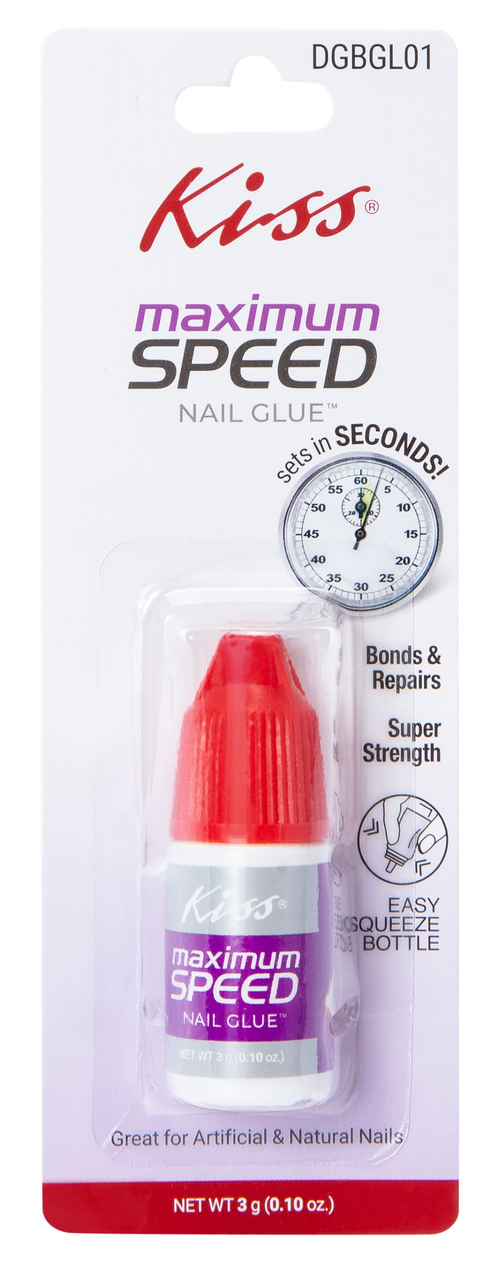 Kiss® Maximum Speed Nail Glue 0.10oz