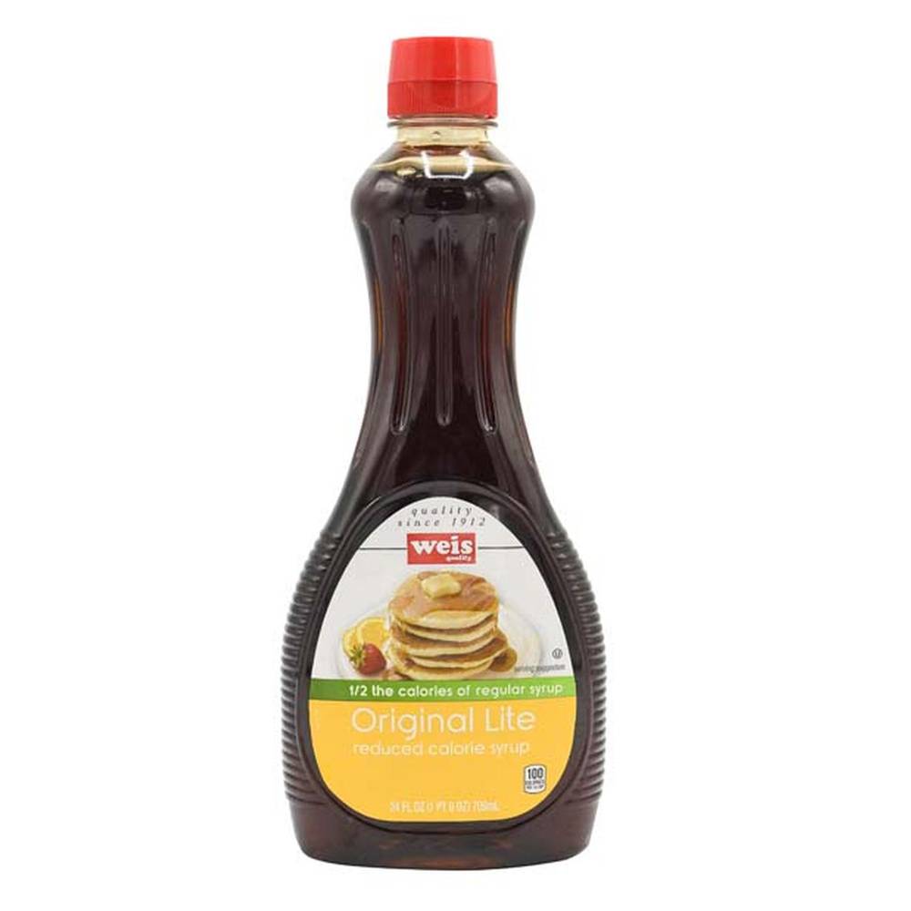 Weis Quality Pancake and Waffle Syrup Lite (10 oz)