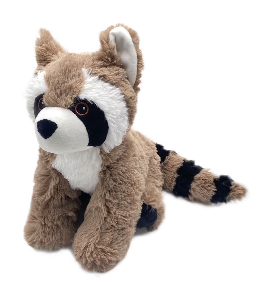 Warmies Raccoon Stuffed Animal Brown