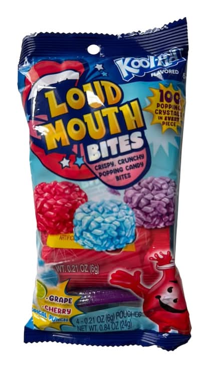Kool-Aid Loud Mouth Bites Ages 5+, Assorted (0.84 oz, 4 ct)