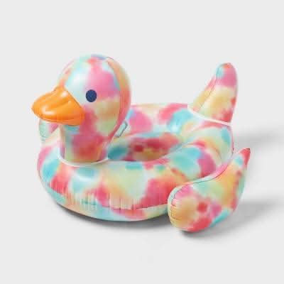 Sun Squad Duck Ride on Float, Multicolor