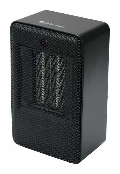 Living Zone 500-Watt 7 In. Electric Personal Ceramic Space Heater