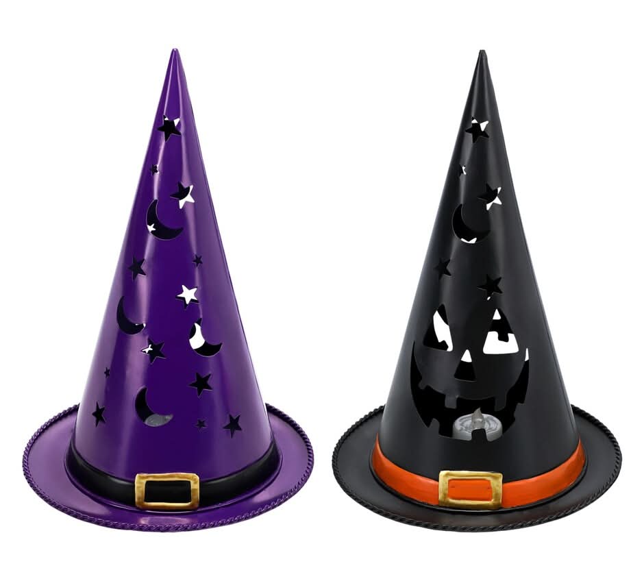 Seasonal Collection Halloween Light Up Hat, Assorted Colors.