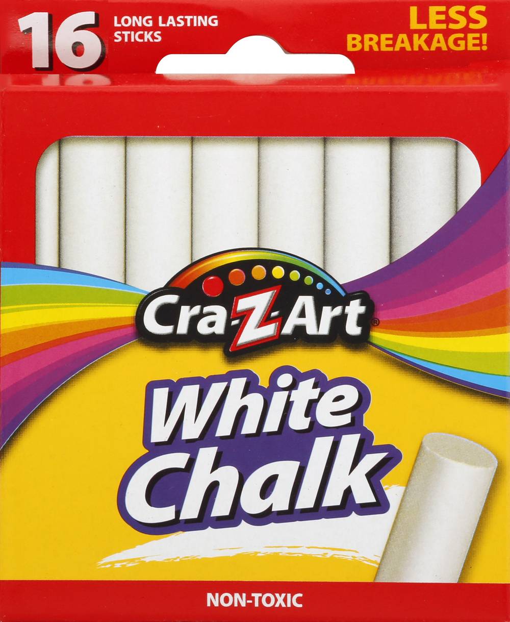 Cra-Z-Art Chalk, White (16 ct)