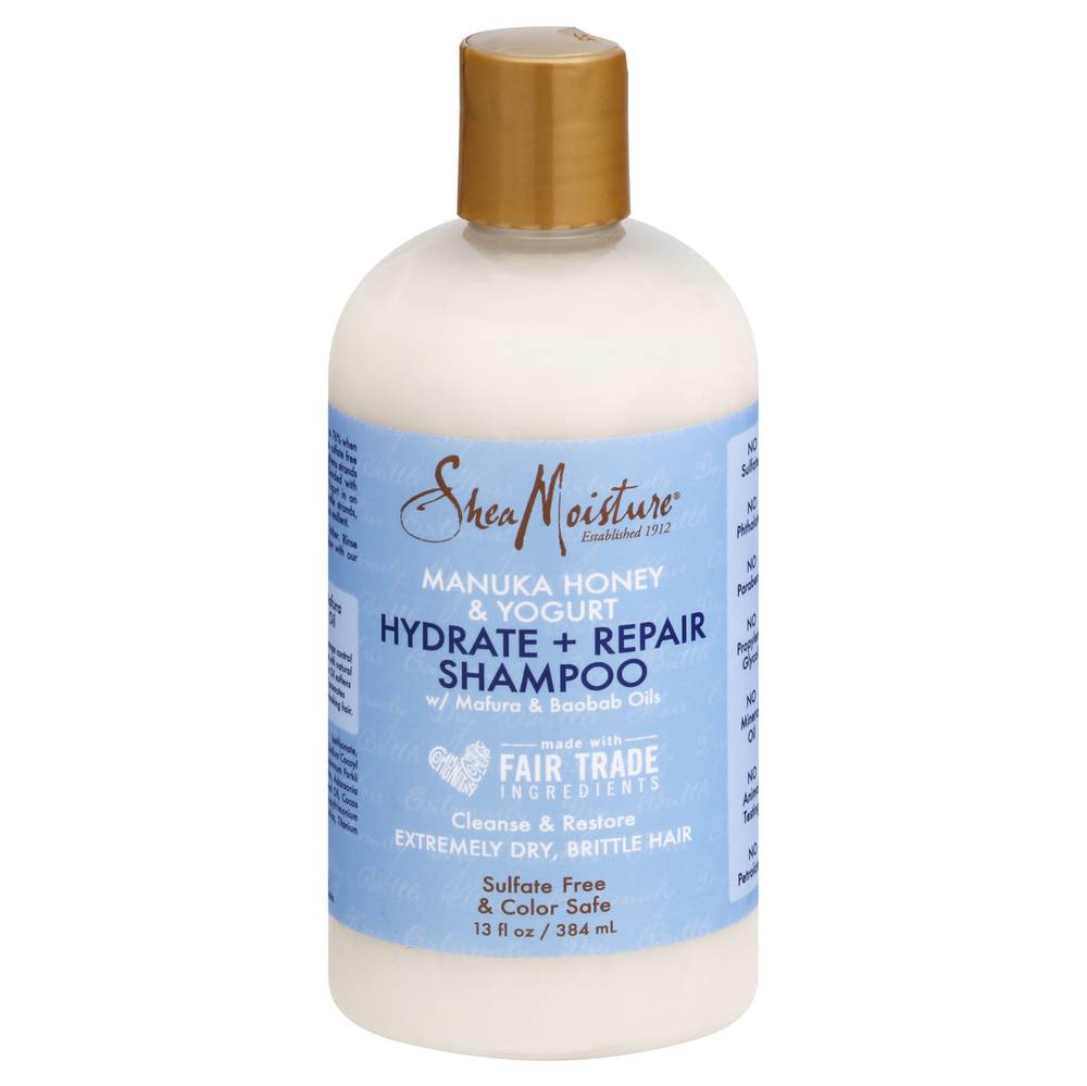 SheaMoisture Manuka Honey & Yogurt Hydrate + Repair Shampoo (13 fl oz)