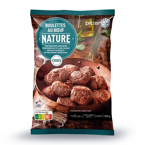 Boulettes au boeuf crues