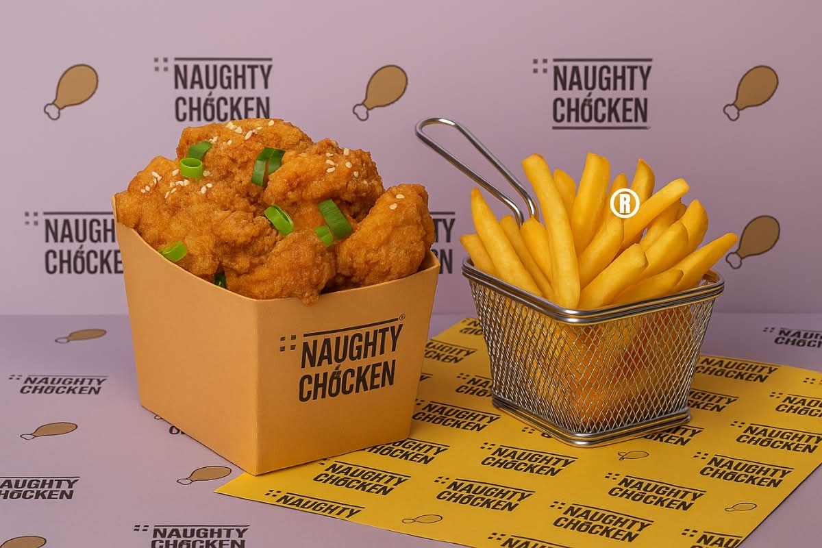 Naughty Tenders + Side 🍗🍟