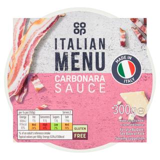 Co Op Carbonara Pasta Sauce 300g